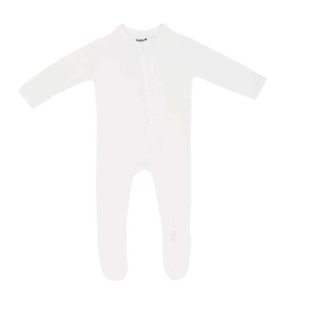 Kyte Baby Zippered Footie in Cloud Newborn